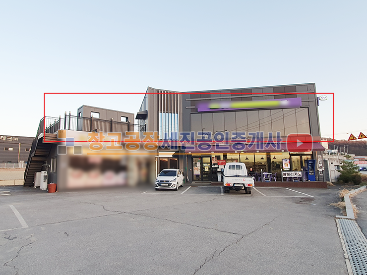 경기 파주시 탄현면 축현리 42평 2층, 2차선 도로접, 도로쪽 전면유리, 1층 편의점 입점, 카페 및 사무실 추천! 월세 매물번호 13951 사진 1
