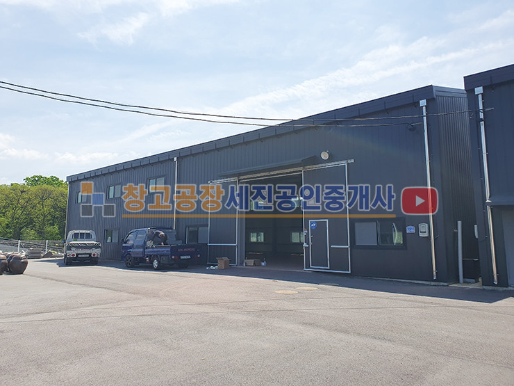 경기 고양일산동구 사리현동 실면적 120평, 신축 통 창고, 넓은 공동 마당, 즉시 입주, 40피트 츄레라 월세 매물번호 14261 사진 2