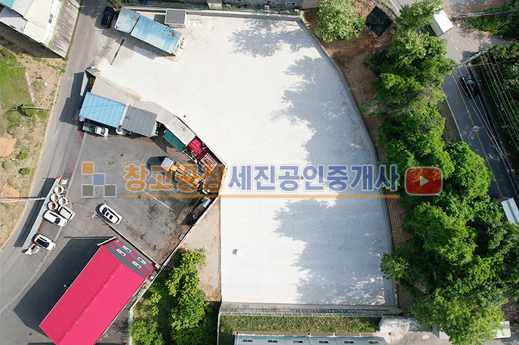 경기 고양일산동구 지영동 787평 토지, 마당 시멘트 포장 완료, 컨테이너 사무실, 귀한 대형 토지 임대 월세 매물번호 13655 사진 3