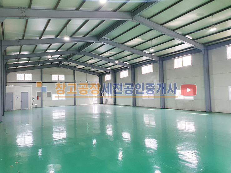 경기 파주시 조리읍 대원리 136평 통 공장, 내부 기둥 없음, 즉시 입주, 저렴한 공장, 2차선 도로변, 직관 연결, 대형차 진출입 월세 매물번호 13529 사진 5