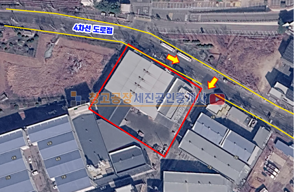 경기 파주시 탄현면 축현리 대형 제조 공장, 가설 천막, 800kw 전기, 40피트 원활 매매 매물번호 14513 사진 1