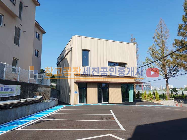 경기 파주시 교하동 총 90평(45평 1,2층) 깨끗하고 예쁜 신축, 2차선 도로접, 공실, 40피트 가능 월세 매물번호 14587 사진 4